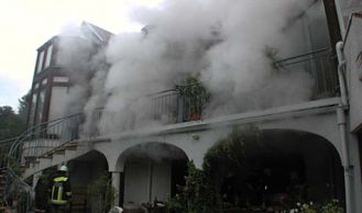 Vorschaubild: Brand in einer Villa