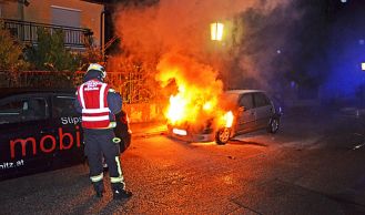 Vorschaubild: PKW Brand in Mödling