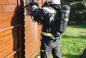 Vorschaubild: Gartenhütte in Brand