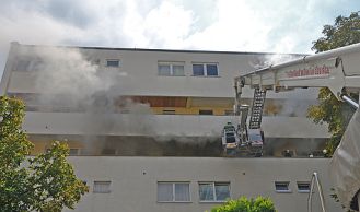 Vorschaubild: Zimmerbrand im 3. Stock