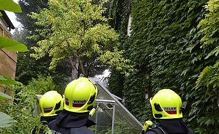 Vorschaubild: Bezirksübergreifende Hilfe bei Brandeinsatz