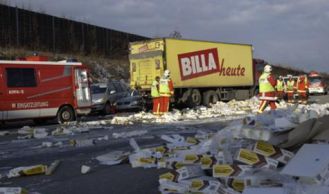 Vorschaubild: Chaos-Montag auf der Südautobahn bei Wiener Neudorf