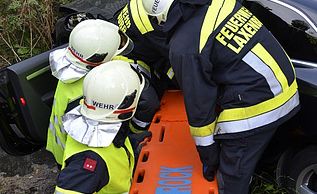 Vorschaubild: Spektakulärer Verkehrsunfall in Biedermannsdorf