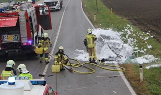 Vorschaubild: Schwerer Verkehrsunfall in Vösendorf