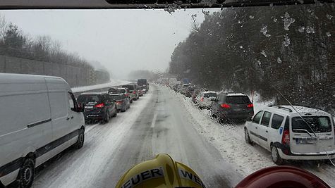 Foto: FF Gaaden; Anfahrtsweg A21