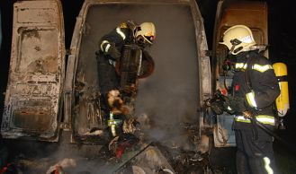 Vorschaubild: Fahrzeugbrand auf der A21 bei Gießhübl