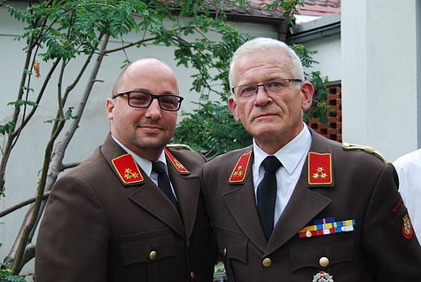 Die neuen Rechnungsprüfer: HBI Walter Wistermayer und HBI Wolfgang Deringer