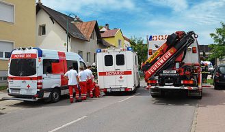 Vorschaubild: Schwerer Verkehrsunfall mit Menschenrettung in Brunn am Gebirge