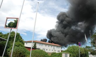 Vorschaubild: Brand in einem Industrieobjekt in Mödling