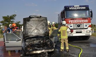Vorschaubild: Fahrzeugbrand in Vösendorf