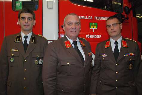 OV Ing. Thomas Pascher, HBI Friedrich Flaser, OBI David Hanny