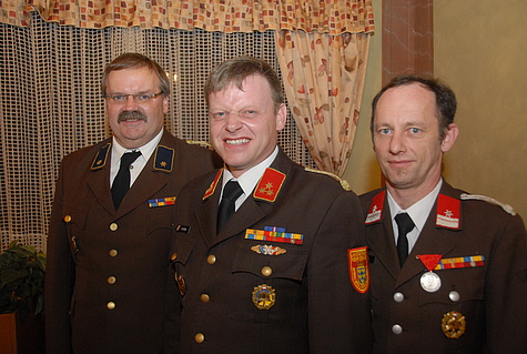 V Josef Heindl, HBI Robert Heindl, BI Erich Grill