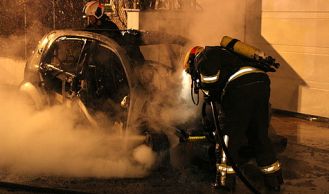 Vorschaubild: Fahrzeugbrand in Perchtoldsdorf