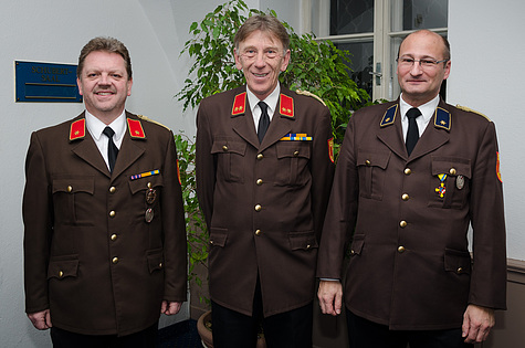 BI Robert Weber, OBI Heinrich Holzer, V Ing. Christian Reither 