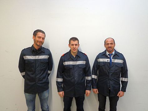BI Michael Horvath, OBI Patrick Aringer, V Gerald Urban