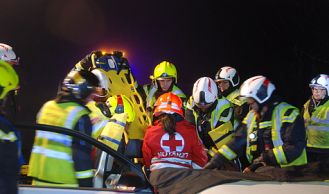 Vorschaubild: Verkehrsunfall mit Menschenrettung in Wiener Neudorf