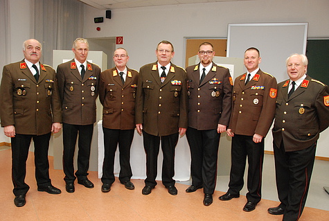 HBI Andreas Polacsek, HBI Franz Pölleritzer, ABI Andreas Heidenreich, BR Günther Stift, VI Robert Vagner, HBI Werner Wlaschitz, HBI Ludwig Marx