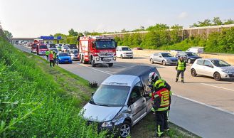 Vorschaubild: Unfall auf der A2 bei Wiener Neudorf