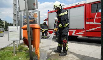 Vorschaubild: Müllbehälterbrand in Maria Enzersdorf