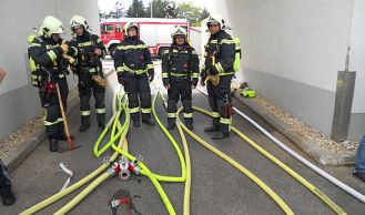 Vorschaubild: Silobrand in einer Betriebstischlerei