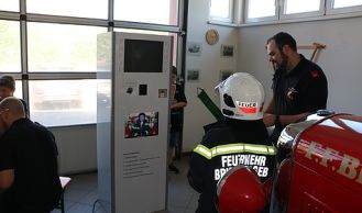 Vorschaubild: 100 Kinder der vierten Klassen verbringen Vormittag bei der FF Brunn