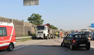 Vorschaubild: Verkehrsunfall auf der A2