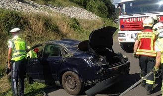 Vorschaubild: PKW Bergung nach Überschlag