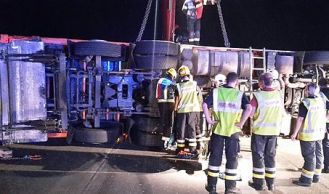 Vorschaubild: Schwere Bergung auf Autobahn