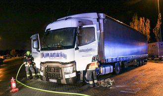 Vorschaubild: LKW-Brand auf der Raststation 