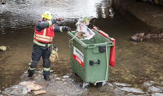 Vorschaubild: Container im Mödlingbach