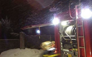 Vorschaubild: Dachstuhl in Vollbrand