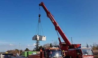 Vorschaubild: Kraneinsatz in Münchendorf