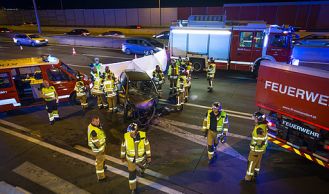 Vorschaubild: Schwerer Verkehrsunfall auf der A2 