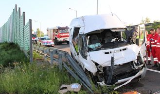 Vorschaubild: Schwerer Verkehrsunfall auf der A21-Rampe Richtung SCS