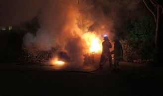 Vorschaubild: Fahrzeugbrand im SOS Kinderdorf Hinterbrühl