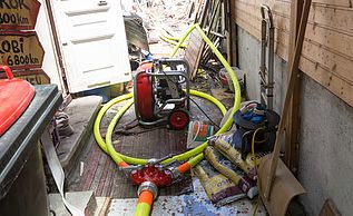Vorschaubild: Wohnhausbrand im dicht verbauten Ortskern