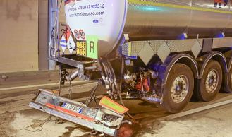 Vorschaubild: Unfall mit Gefahrstoff-Transporter im S1-Tunnel Vösendorf