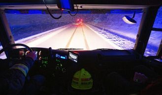 Vorschaubild: Lkw-Bergung nach Verkehrsunfall