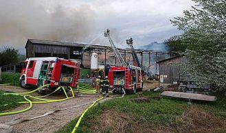 Vorschaubild: Bauernhof in Vollbrand
