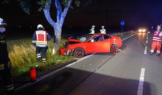 Vorschaubild: Schwerer Verkehrsunfall auf Lanzendorfer Straße 
