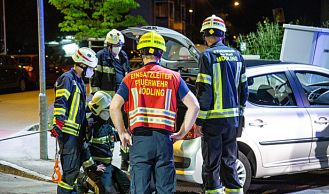 Vorschaubild: Nächtlicher Verkehrsunfall in Mödling