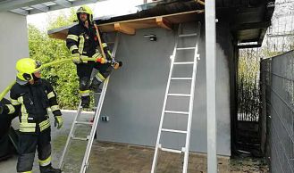 Vorschaubild: Brand einer Gartenhütte