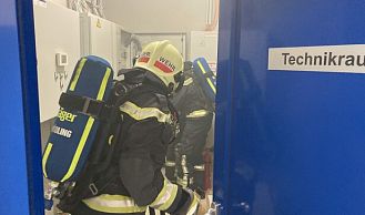 Vorschaubild: Brand in einem Technikraum 