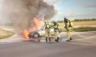 Vorschaubild: Vollbrand eines PKWs