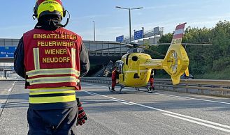 Vorschaubild: Motorradunfall auf der Südautobahn