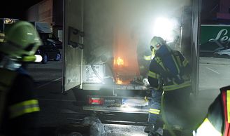 Vorschaubild: Brand im Laderaum eines LKWs