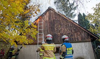 Vorschaubild: Vollbrand eines Holzschuppens