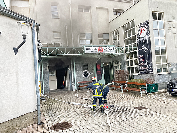 Brand im Stadtbad Mödling 