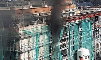 Vorschaubild: Brand auf einer Baustelle