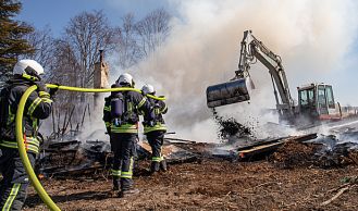 Vorschaubild: Brand eines Holzschuppens 